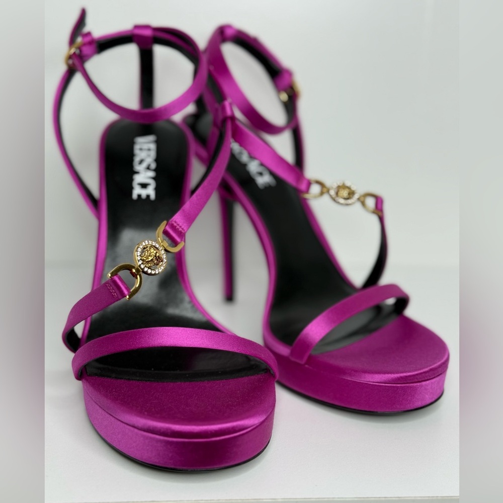 Versace Strappy Heels - Picture 6 of 9